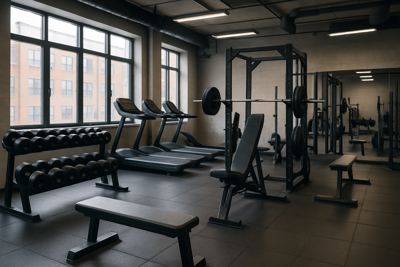 Mehr über den Artikel erfahren Fit trotz Schneematsch – Sportunterricht im Fitnessstudio