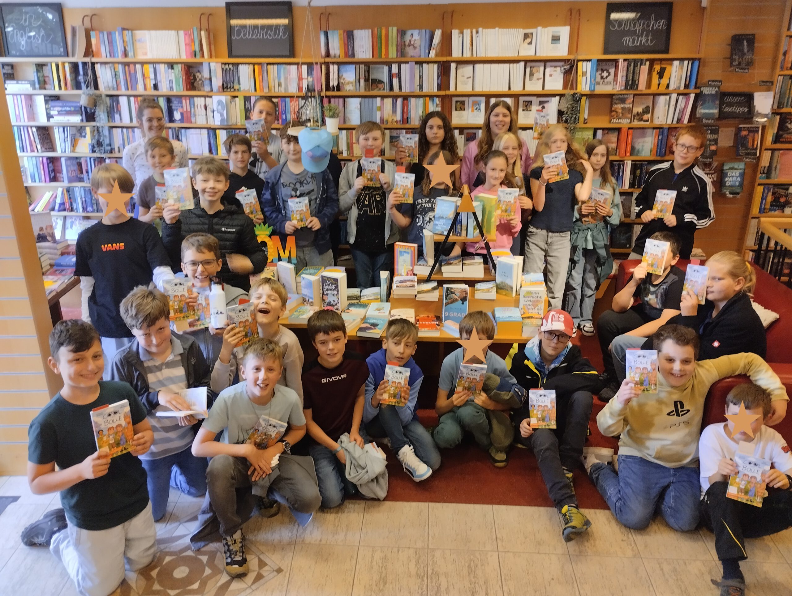 Mehr über den Artikel erfahren Welttag des Buches: Klasse 5c besucht Buchhandlung Dienstbier