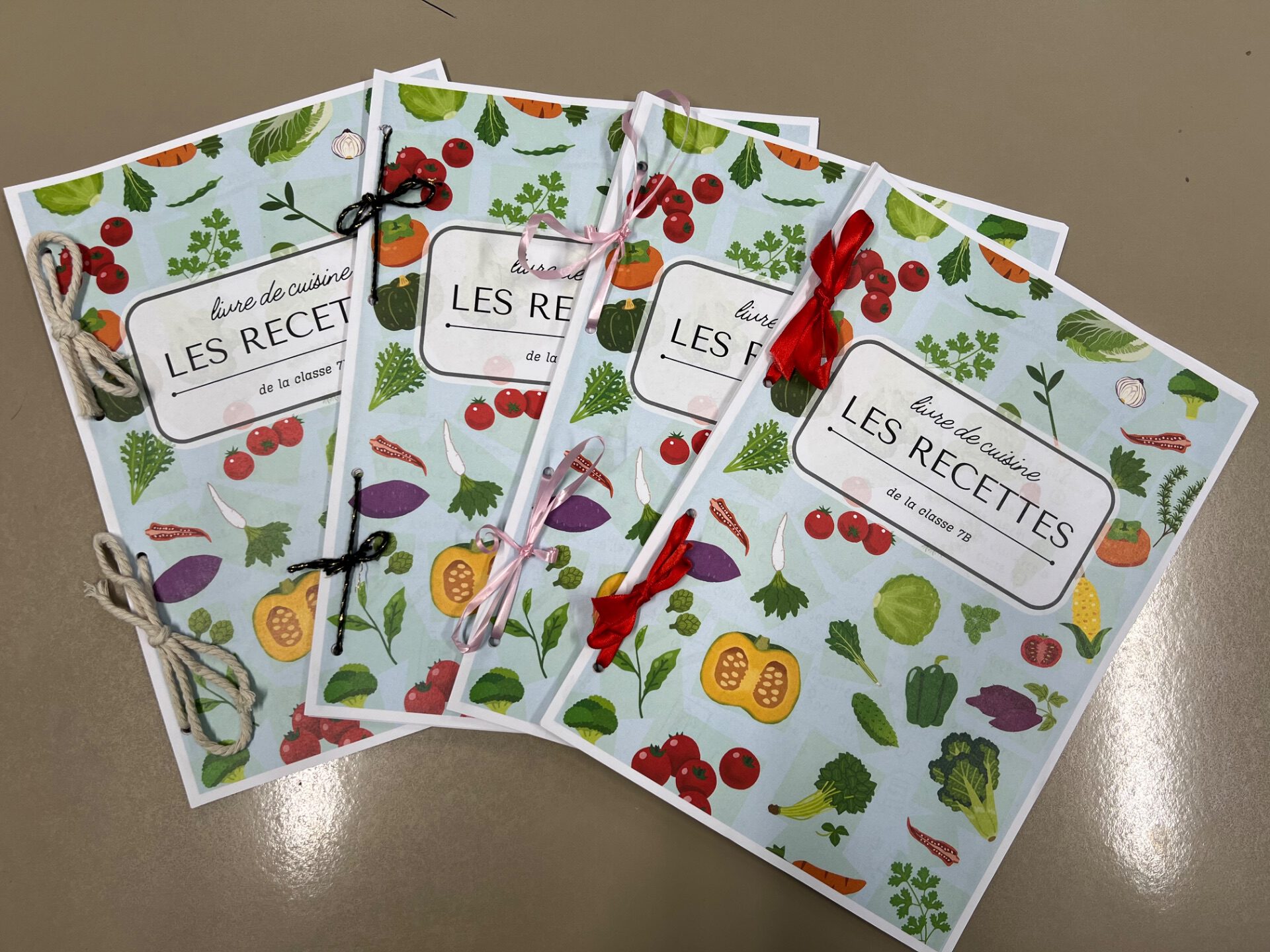 Mehr über den Artikel erfahren Ein einzigartiges Klassenrezeptbuch entsteht – LES RECETTES de la classe 7b